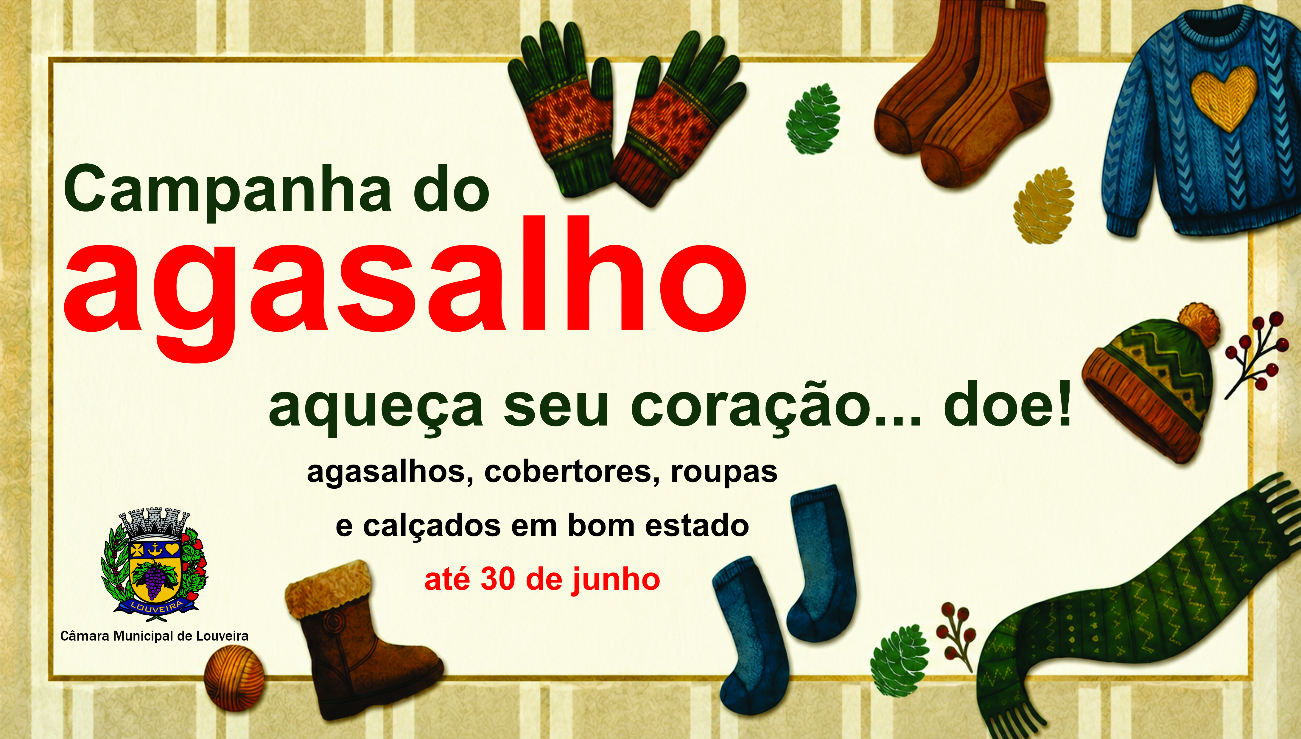 Câmara promove Campanha do Agasalho e população pode colaborar