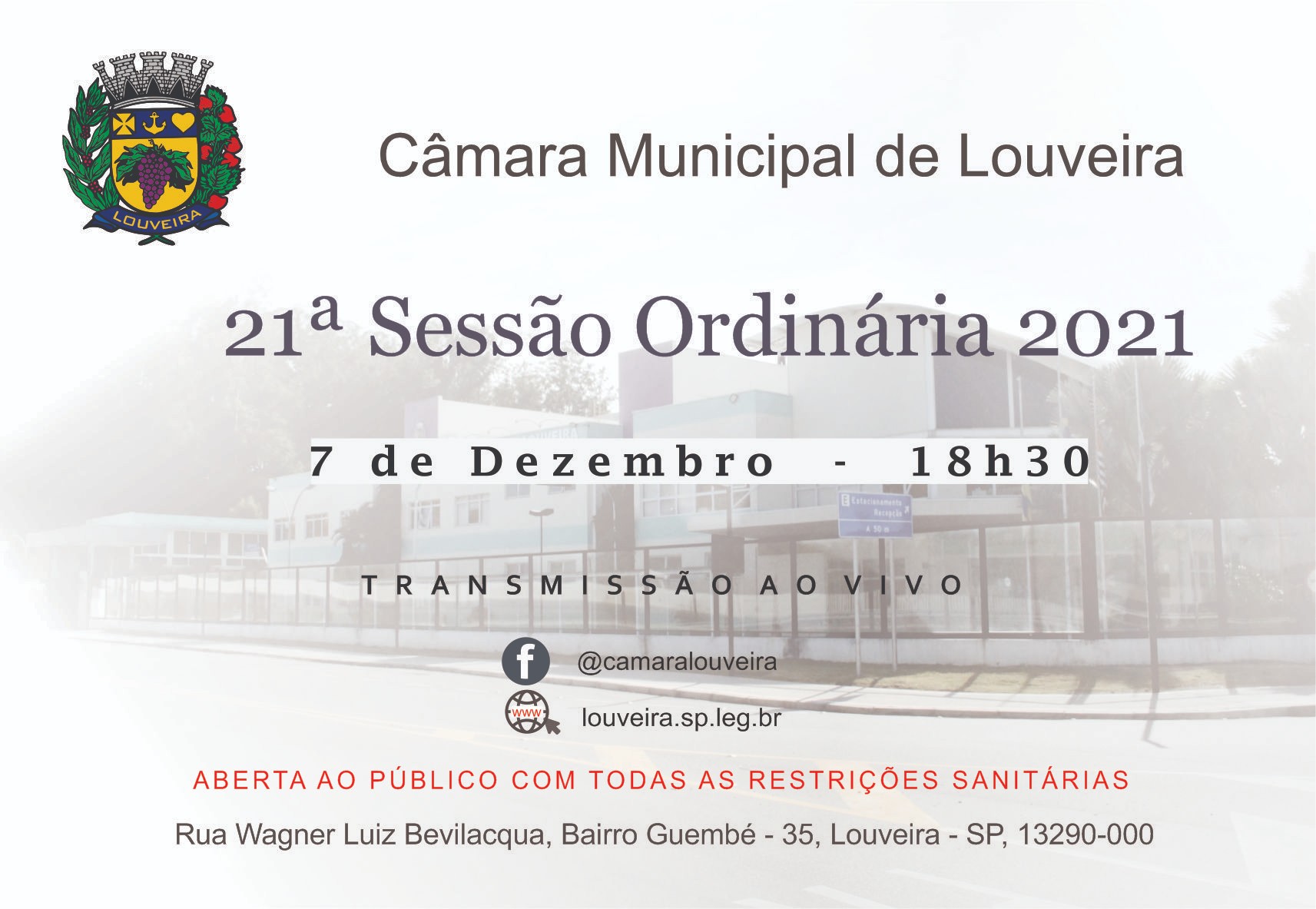 21ª Sessão Ordinária - Câmara de Louveira