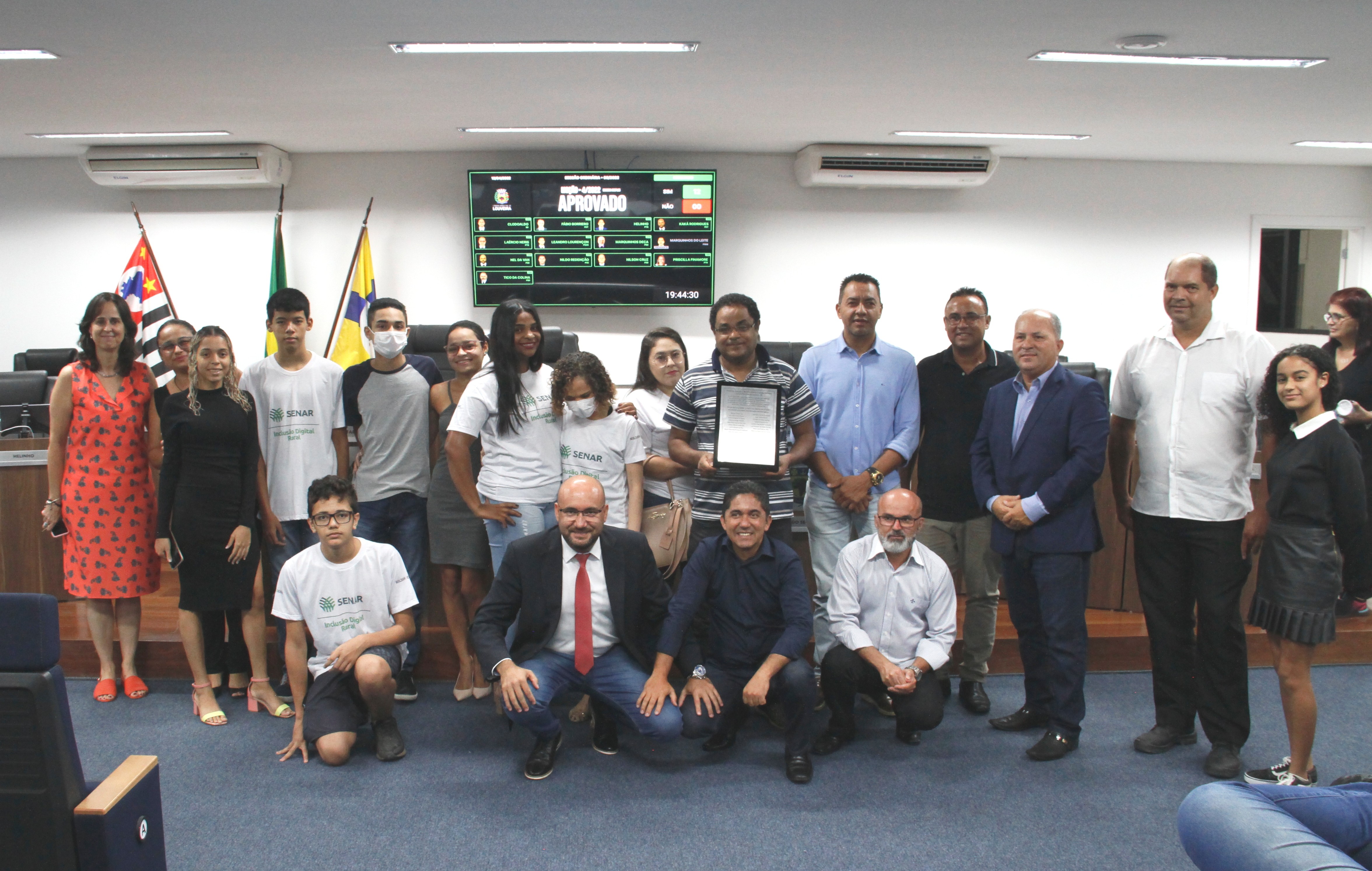 Professor Dejair Reis é homenageado por vereador Nilson Cruz