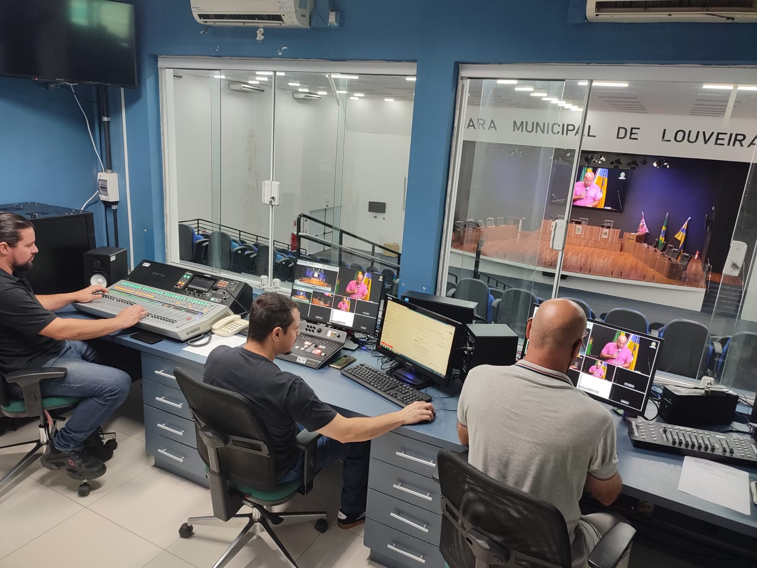 Plataforma da Câmara de Louveira terá duas transmissões nesta terça