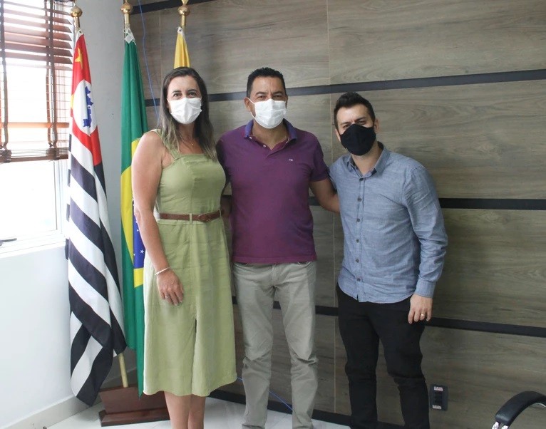 Marquinhos do Leite recebe visita do presidente da Câmara de Campo Limpo Paulista